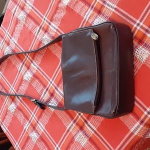 NINE WEST Genuine Leather Shoulder Bag.